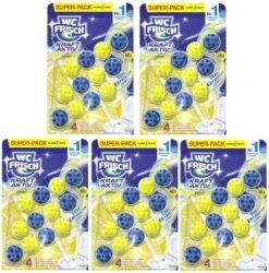 WC FRISCH Kraft Aktiv Blauspüler Chlor 5x150g WC Reiniger Toilettenreiniger -Sauber Lieferungen Geschäft 0154ebfd cd10 4105 9a48 97dc442f27a3 2