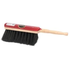 BawiTec Echt Rosshaar Handfeger 2tlg.-verschraubt Lackiert Hochwertig Handbesen