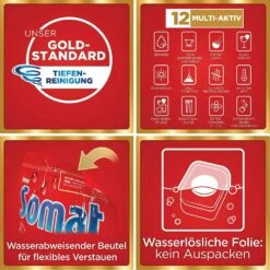 Somat 12 Gold Multiaktiv Spülmaschinentabs 22 Tabs Geschirrspültabs Reinigung -Sauber Lieferungen Geschäft 09807a05 321f 48c4 8fbf 5174bf012271