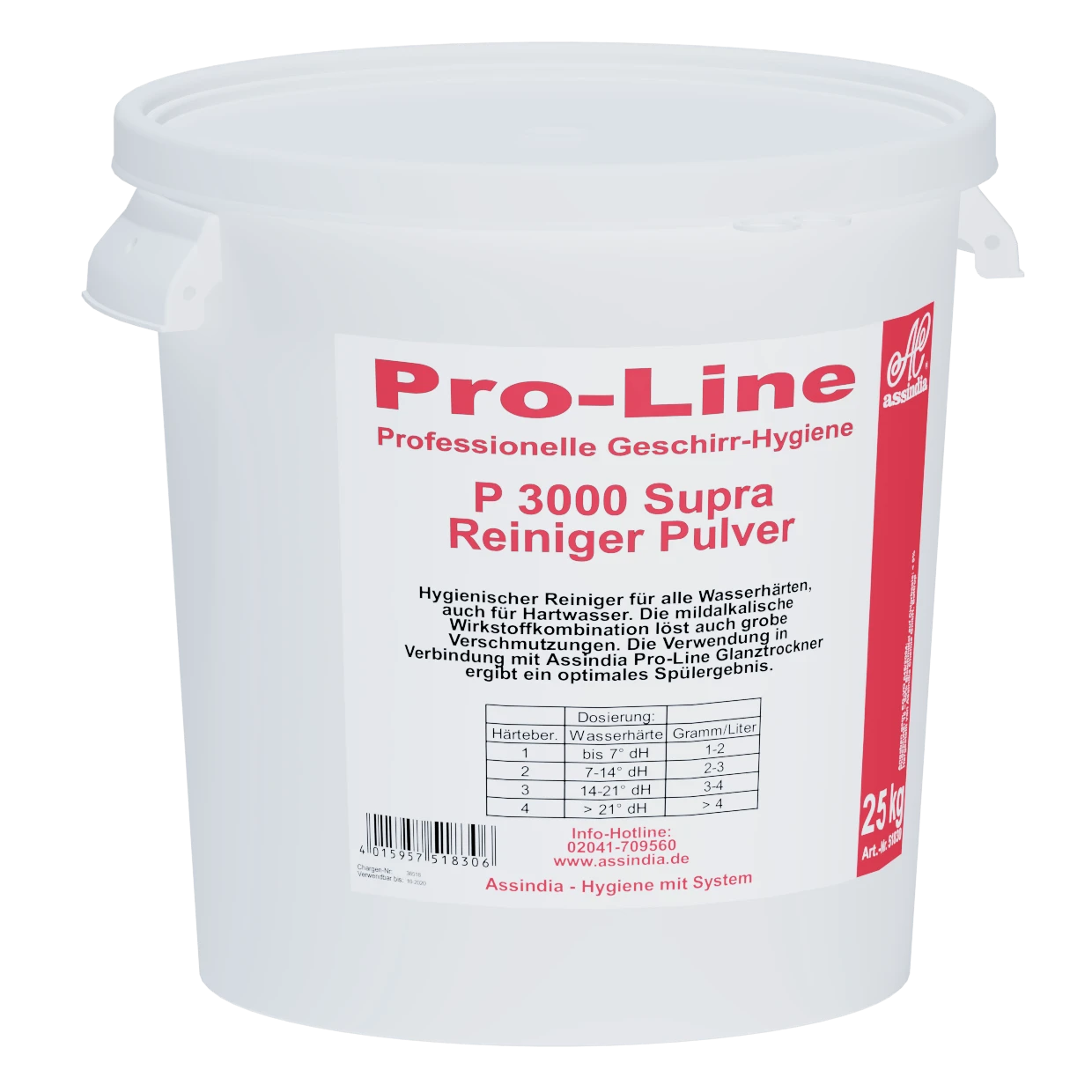 ProLine P3000 Supra Geschirr-Reiniger Pulver 5kg 5 ProLine P3000 Supra Geschirr-Reiniger Pulver 5kg – Bild 3