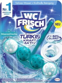 WC FRISCH Kraft Aktiv Türkisspüler Meeresfrische 10x50g WC-Reiniger Reinigung -Sauber Lieferungen Geschäft 0a434060 0385 4694 9cd9 ab34fd49a8a4