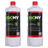 BiOHY WC-Reiniger (2x1l Flasche) | EXTRA STARK | Profi Bio Konzentrat | Dickflüssiges Reinigungs-Gel | Ideal Gegen Urinstein