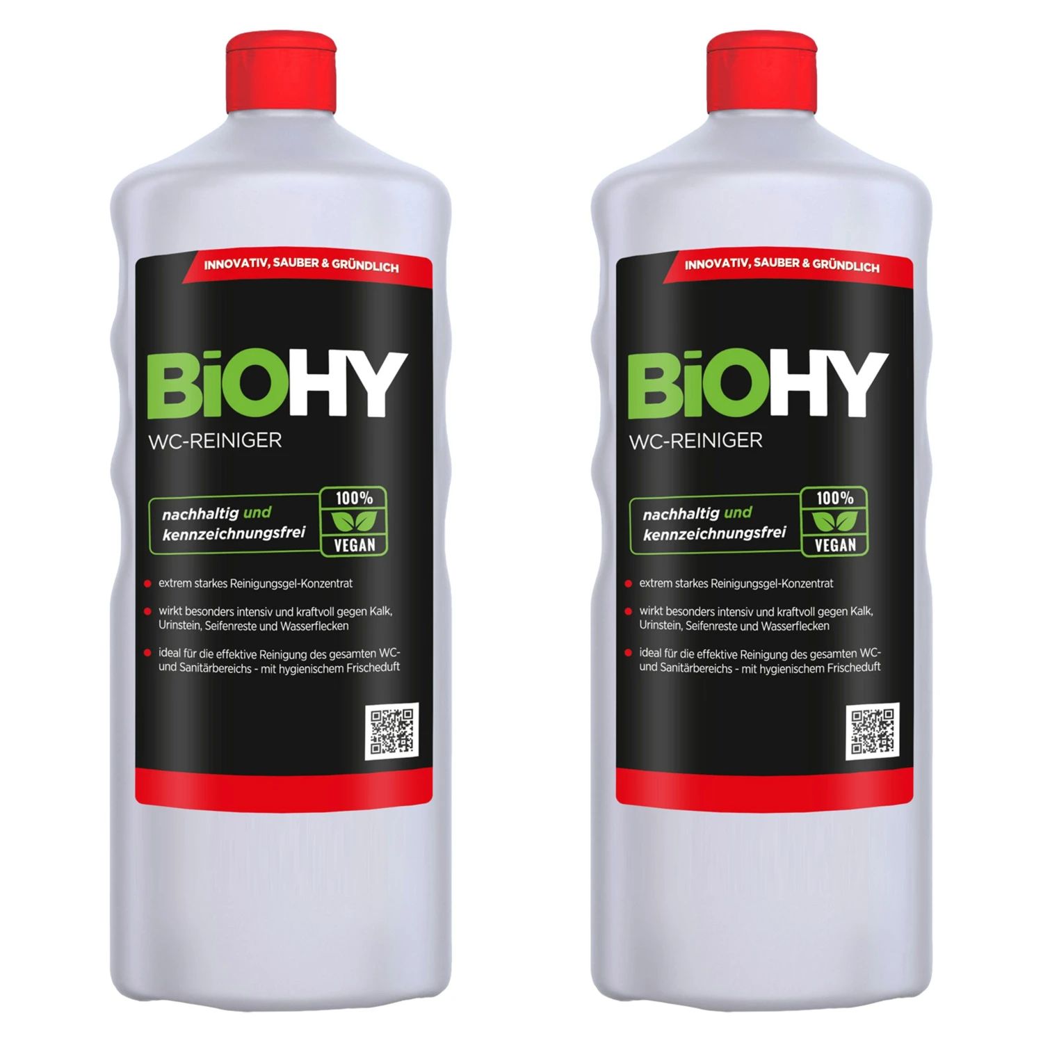 BiOHY WC-Reiniger (2x1l Flasche) | EXTRA STARK | Profi Bio Konzentrat | Dickflüssiges Reinigungs-Gel | Ideal Gegen Urinstein 3 BiOHY WC-Reiniger (2x1l Flasche) | EXTRA STARK | Profi Bio Konzentrat | Dickflüssiges Reinigungs-Gel | Ideal Gegen Urinstein