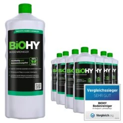 BiOHY Bodenreiniger (12x1l Flasche) | Konzentrat Für Alle Reinigungsgeräte Und Alle Hartböden | Angenehmer Geruch Und Streifenfreie Reinigung -Sauber Lieferungen Geschäft 0bfef4ac 6d17 4f7a 8c11 cf95311b31d5 1
