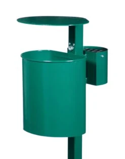 Halbrund-Abfallbehälter Inkl. Ascher Mit Pfosten -Sauber Lieferungen Geschäft 0c15d91f 08bb 42fc 81d7 d5a2b816bdfe