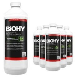 BiOHY Glaskeramik Kochfeldreiniger (9x1l Flasche) | Optimal Zur Reinigung Und Pflege Von Kochfeld Und Induktion | Geeignet Für ALLE GERÄTE -Sauber Lieferungen Geschäft 0c30e698 52f1 4faf 9ab2 349923f8febf