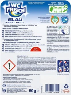 WC FRISCH Kraft Aktiv 4er Pack Blauspüler Farbspüler 4x1 Stück WC-Reiniger -Sauber Lieferungen Geschäft 0e706294 f619 44cb a424 4731c22931c6