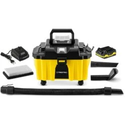 TROTEC Akku-Staubsauger VC 15-20V Nassstaubsauger Trockenstaubsauger