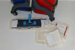 CleanSV® Wischset PE 40 - Reinigungswagen PE Mit Presse, MopSet 40 Cm: 3 Baumwollmop, Halter, Telskopstiehl -Sauber Lieferungen Geschäft 1085d29f d206 47e1 a2c4 3652f1f6113c