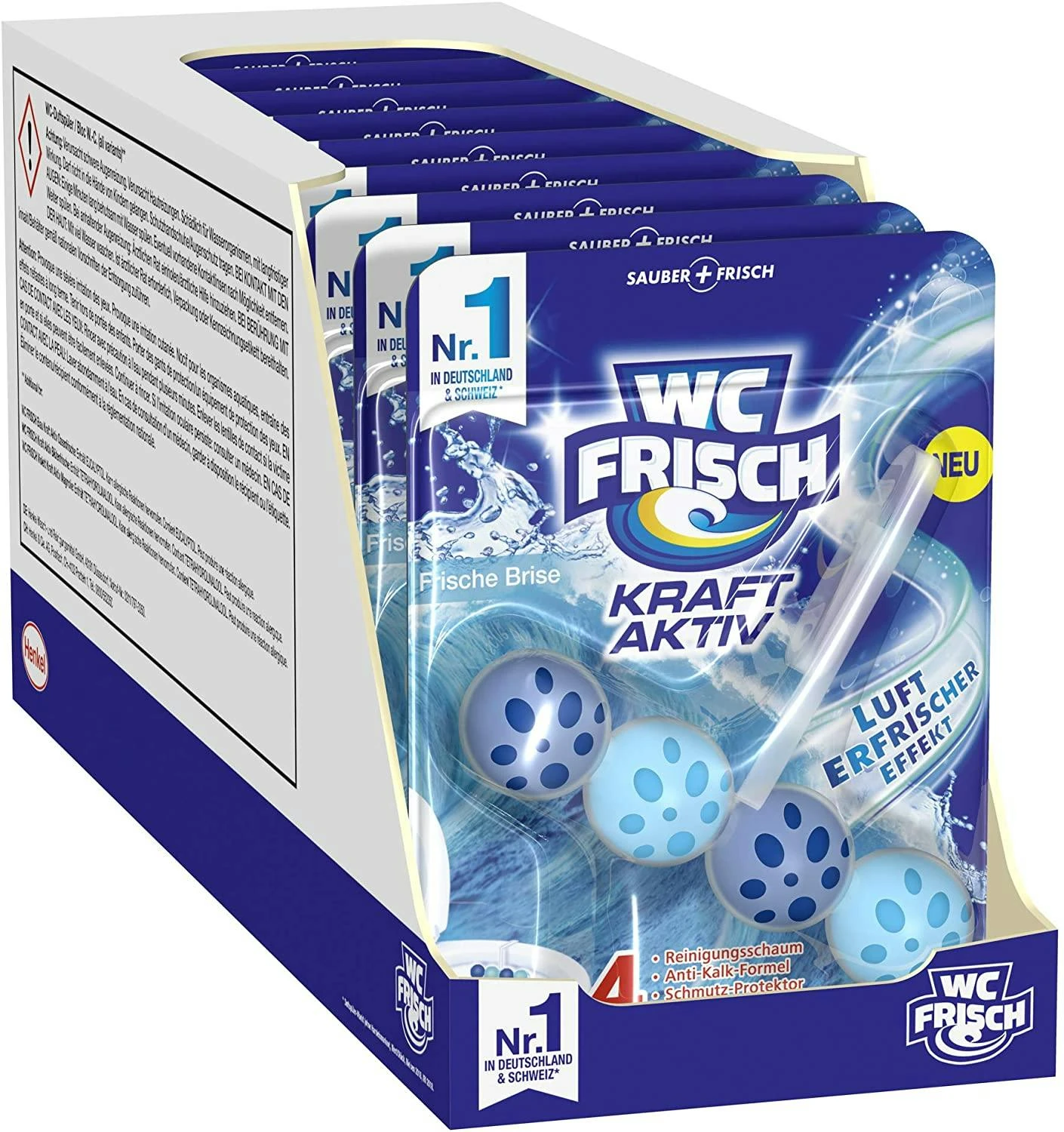 WC-Frisch Kraft Aktiv Duftspüler Urlaubsträume Hawaii 10x50g WC-Reiniger 5 WC-Frisch Kraft Aktiv Duftspüler Urlaubsträume Hawaii 10x50g WC-Reiniger – Bild 3