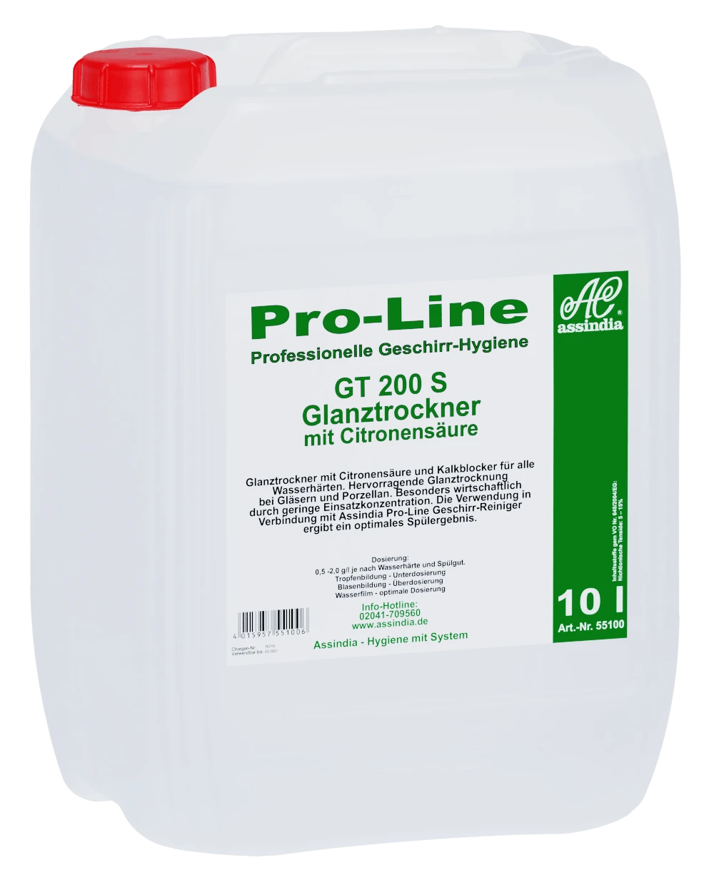 Pro-Line GT 100 N Klarspüler Neutral 10l 4 Pro-Line GT 100 N Klarspüler Neutral 10l – Bild 2