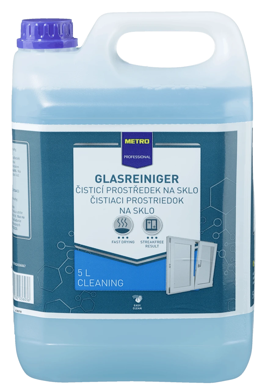 METRO Professional Glasreiniger, Flüssiger Fensterreiniger, 5 Liter 3 METRO Professional Glasreiniger, Flüssiger Fensterreiniger, 5 Liter