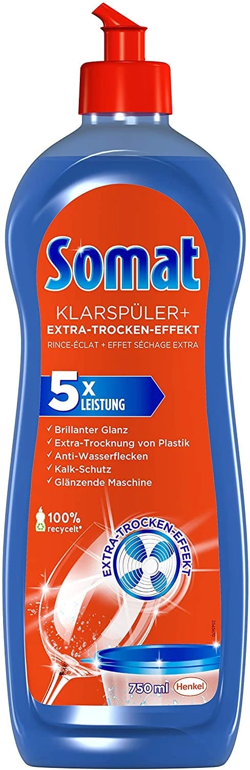 Somat Klarspüler Extra Trocken Effekt Geschirrspüler Geschirr 3x750ml Spülen 8 Somat Klarspüler Extra Trocken Effekt Geschirrspüler Geschirr 3x750ml Spülen – Bild 6