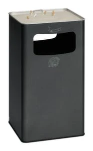 Kombiascher, HxBxT 665x260x260mm, Korpus Stahl Antiksilber, M. Kippensieb 5 Kombiascher, HxBxT 665x260x260mm, Korpus Stahl Antiksilber, M. Kippensieb – Bild 3