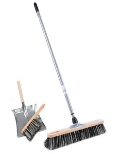 BawiTec Saalbesen Kehrset XL 60cm Mit Teleskopstiel Handfeger Und Kehrblech Kehrgarnitur Profi Besen Feger Set -Sauber Lieferungen Geschäft 1e4ce252 c36b 410b 94c7 8a968f7cf8d0