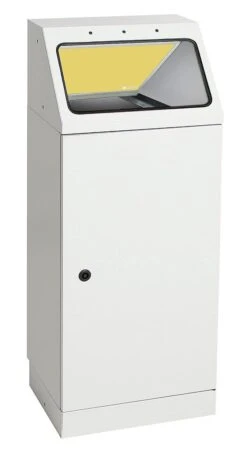 Abfalltrennung FD 45, 3-fach Station. Behälter Zur Wandbefestigung, RAL 7035/ProPads, Verz. Innenbehälter, 3x45 Liter -Sauber Lieferungen Geschäft 1fa98c36 61d9 40ce 9e8e 26cdfde4d351