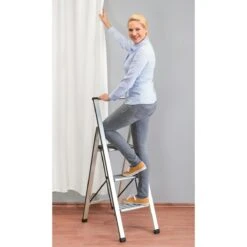 WENKO Alu-Design Klapptrittleiter 2-stufig Silber 15 WENKO Alu-Design Klapptrittleiter 2-stufig Silber -Sauber Lieferungen Geschäft 2044a657 83ae 416b 8698 24fc3498875d
