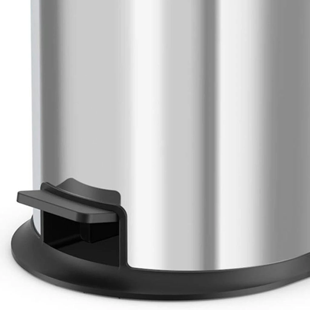 Hailo Tretmülleimer Pure Größe M 12 L Edelstahl 0517-010 9 Hailo Tretmülleimer Pure Größe M 12 L Edelstahl 0517-010 – Bild 7