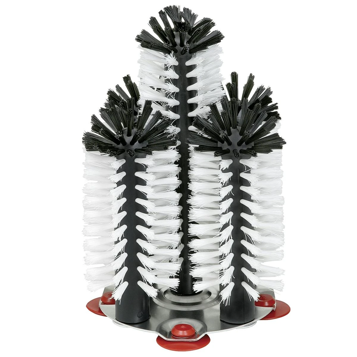 Delfin Gläserspülbürstengarnitur 4 X 18 Cm + 1 X 25 Cm Mit Metallbodenplatte 4 Delfin Gläserspülbürstengarnitur 4 X 18 Cm + 1 X 25 Cm Mit Metallbodenplatte – Bild 2