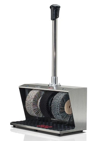 Polifix 2 V2A Matt Gebürstet Schuhputzmaschinen, Inkl. 1 Ltr Schuhpolitur (farblos) 3 Polifix 2 V2A Matt Gebürstet Schuhputzmaschinen, Inkl. 1 Ltr Schuhpolitur (farblos)