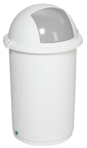 Wertstoffsammler, 1x70l, HxØ 700x450mm, Klemmring, Korpus Stahl RAL1023, Deckel Kunststoff Gelb 9 Wertstoffsammler, 1x70l, HxØ 700x450mm, Klemmring, Korpus Stahl RAL1023, Deckel Kunststoff Gelb – Bild 7