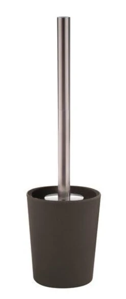 Spirella WC Bürste Klobürste Toilettenbürste „Takeo“ Mit Hygienischem Behälter Bambus Anthrazit