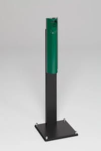 Var Standascher, HxBxT 1250x310x310mm, Stahl, Korpus Moosgrün