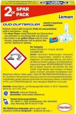 WC FRISCH Duo-Duftspüler Lemon WC-Reiniger WC-Duftstein Nachfüllpack 1x2 Stück 14 WC FRISCH Duo-Duftspüler Lemon WC-Reiniger WC-Duftstein Nachfüllpack 1x2 Stück -Sauber Lieferungen Geschäft 33688907 eb51 4b2b a29d 3a907e971efd