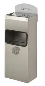 Var Messing-Kombiascher, HxBxT 550x200x125mm, Wandbefestigung, 4l, Korpus Pulverbesch. 6 Var Messing-Kombiascher, HxBxT 550x200x125mm, Wandbefestigung, 4l, Korpus Pulverbesch. – Bild 4