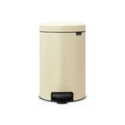 Brabantia 113468 Mülleimer 12 L Rund Mandel
