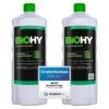 BiOHY Bodenreiniger (2x1l Flasche) | Konzentrat Für Alle Reinigungsgeräte Und Alle Hartböden | Angenehmer Geruch Und Streifenfreie Reinigung