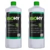 BiOHY Spülmittel (2x1l Flasche) | Frei Von Schädlichen Chemikalien & Biologisch Abbaubar | Glanz- & Fettlöseformel