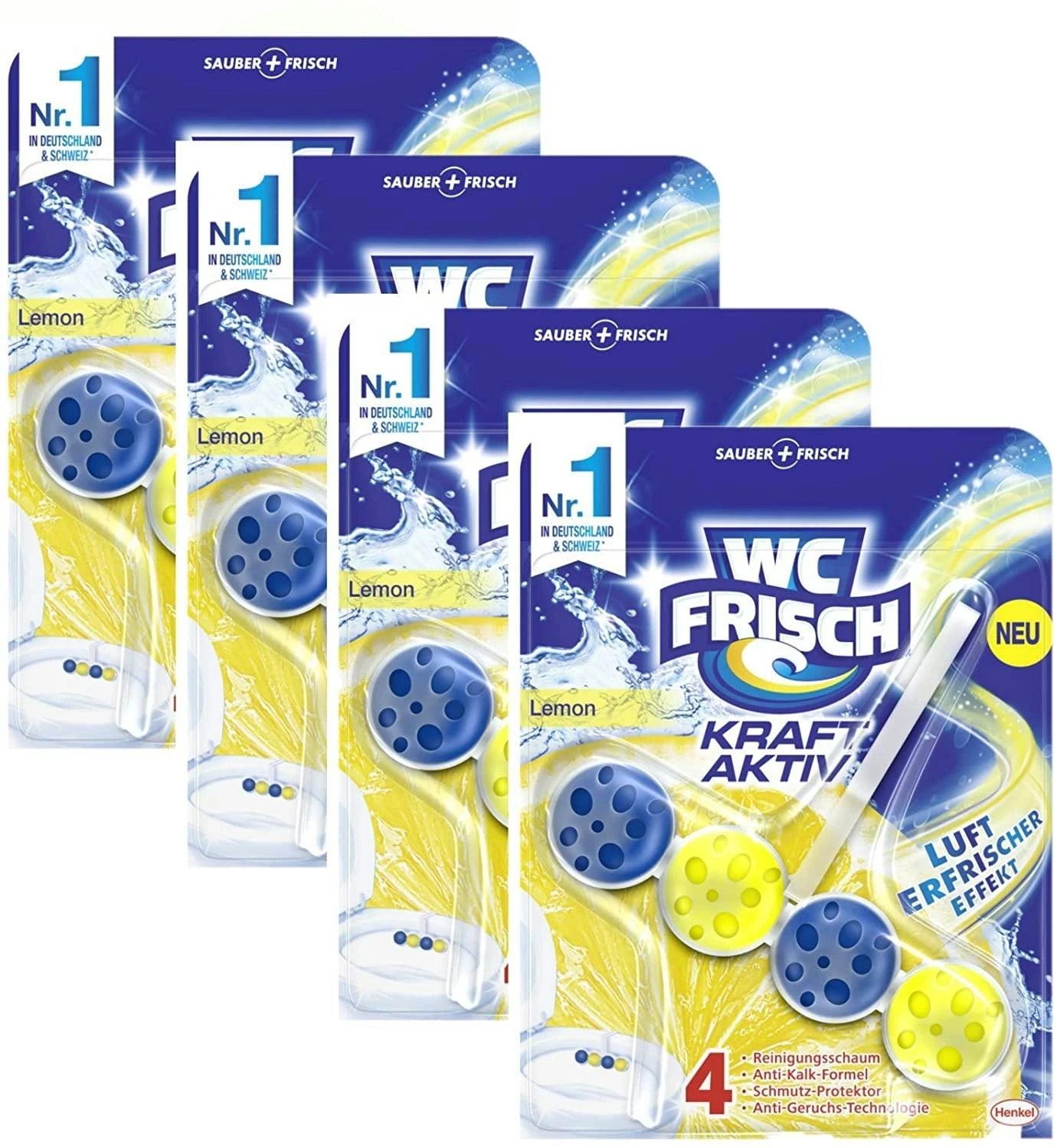 WC Frisch Kraft-Aktiv Blauspüler Chlor WC Reinigen Toilette 5x1 Stück Reiniger 9 WC Frisch Kraft-Aktiv Blauspüler Chlor WC Reinigen Toilette 5x1 Stück Reiniger – Bild 7