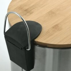 Spirella Kosmetikeimer 3 Liter Edelstahl Bambus Mit Absenkautomatik Und Inneneimer Adonis Badezimmer Mülleimer Softclose Abfalleimer Silber -Sauber Lieferungen Geschäft 43697ac9 7c75 44b1 8550 636e92593481
