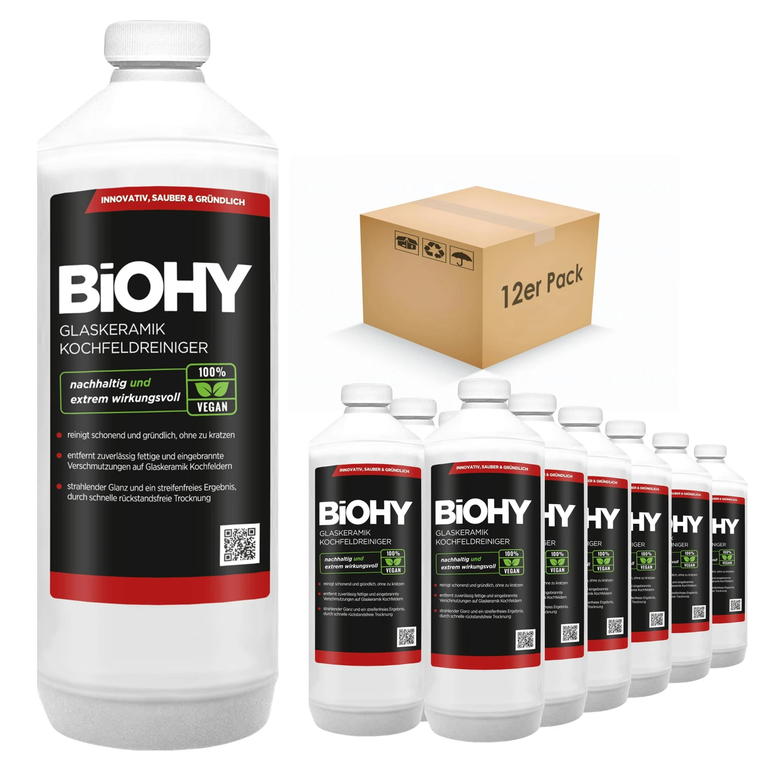 BiOHY Intensivreiniger Universal (12x1l Flasche) | Hochleistungs-INDUSTRIEREINIGER | Grundreiniger Ideal Für Hochdruckreiniger, Schaumarm 9 BiOHY Intensivreiniger Universal (12x1l Flasche) | Hochleistungs-INDUSTRIEREINIGER | Grundreiniger Ideal Für Hochdruckreiniger, Schaumarm – Bild 7