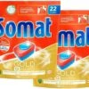 Somat 12 Gold Multiaktiv Spülmaschinentabs 2x22 Tabs Geschirrspültabs Reinigung