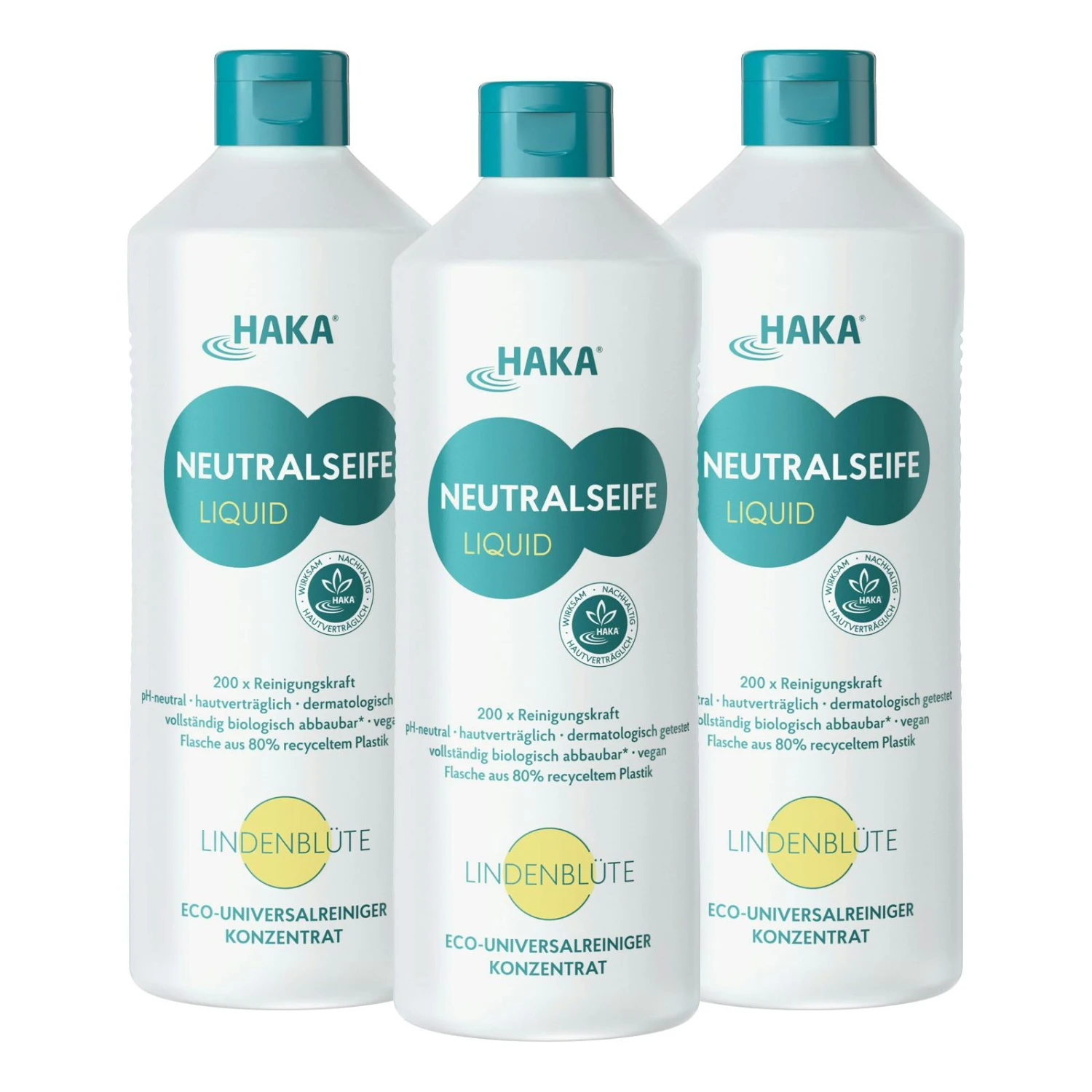 HAKA Neutralseife Liquid Bergfrische Allzweckreiniger Für Haushalt Und Auto, 3 X 1 Liter 6 HAKA Neutralseife Liquid Bergfrische Allzweckreiniger Für Haushalt Und Auto, 3 X 1 Liter – Bild 4