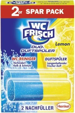 WC FRISCH Duo Lemon 2er Pack WC-Reiniger WC-Duftstein 2x 2 Stück Nachfüllpack -Sauber Lieferungen Geschäft 4a91e142 fc2d 471b a7d8 293a5f9c2366 3