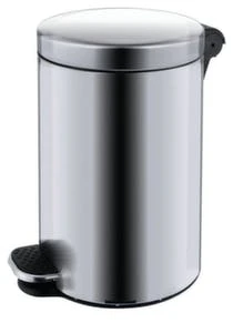 Edelstahl-Tretabfallbehälter, 45l, HxBxT 660x260x590mm, Innenbehälter Kunststoff, Korpus Edelstahl, Deckel Edelstahl 8 Edelstahl-Tretabfallbehälter, 45l, HxBxT 660x260x590mm, Innenbehälter Kunststoff, Korpus Edelstahl, Deckel Edelstahl – Bild 6