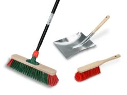 MERXartis Kehrgarnitur `Koko & Hannes` - Kehrblech Verzinkt Und Handfeger Mit Kokos-Borsten Als Kehrschaufel-Set -Sauber Lieferungen Geschäft 55fa697e 2d1b 4f72 a54c 5ed8a31b1bab