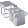 Ekotech Abfallsammler EKKO.30 Grau 2x 16 Liter