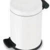 HAILO Tretabfallbehälter, 3l, HxØ 270x180mm, Innenbehälter Stahl, Korpus Stahl Weiß, Deckel Stahl Weiß -Sauber Lieferungen Geschäft 58b58687 f081 4e73 9899 3f0f9777e819