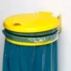 Var Müllsackhalter, Wandbefestigung, 120l, Gestell Gelb, Deckel Kunststoff Gelb -Sauber Lieferungen Geschäft 5bb8bea0 1eb6 4121 a7a0 246d6125c7fd 2