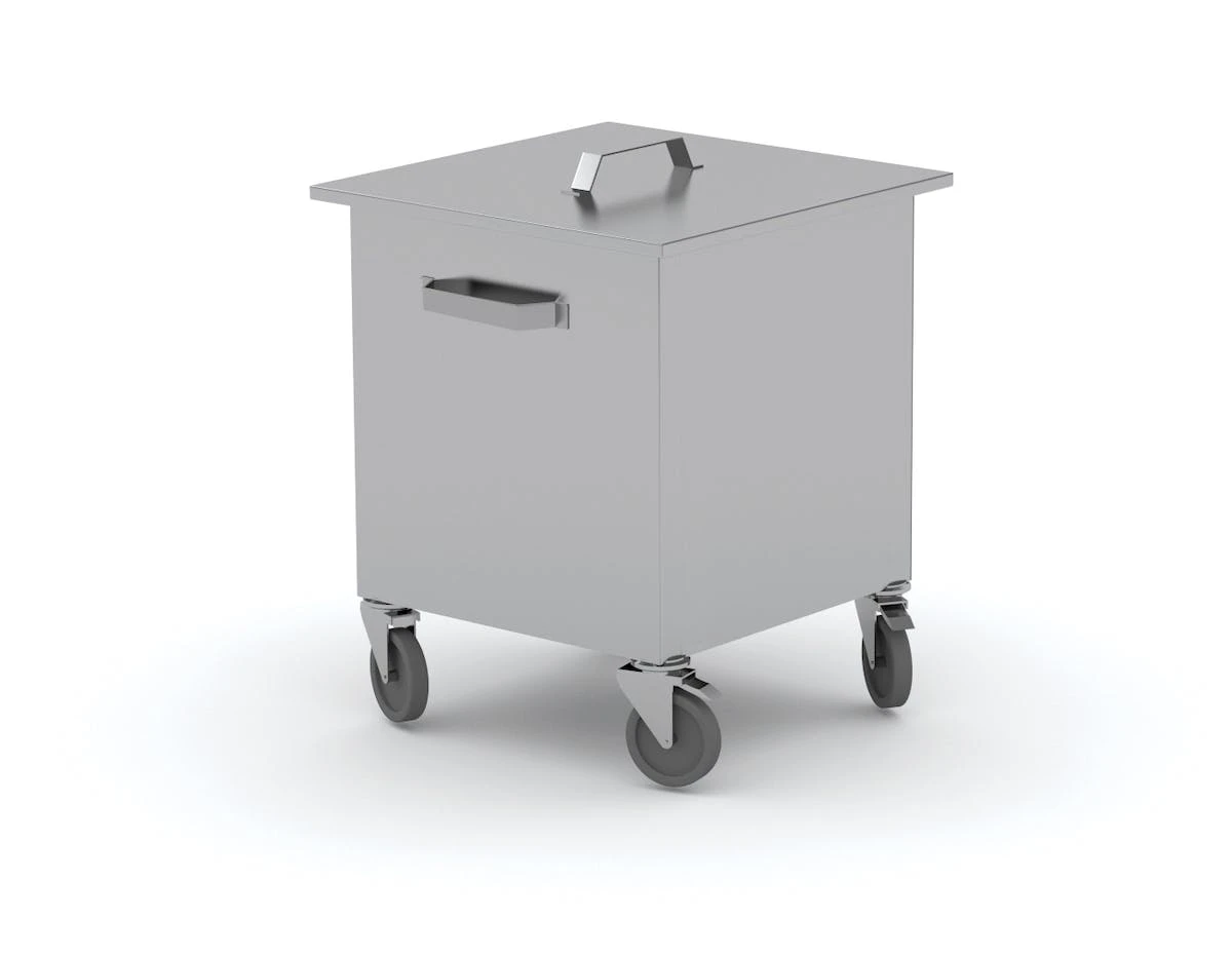 Edelstahl Gastro-Abfallbehälter | AISI 430 Qualität | BxT 50x50 6 Edelstahl Gastro-Abfallbehälter | AISI 430 Qualität | BxT 50x50 – Bild 4