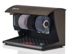 Elégance Nature Walnuss Dunkel Schuhputzmaschinen, Inkl. 1 Ltr Schuhpolitur (farblos)