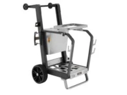 Reinigungsstation, Abfallsammler, Böden, Türen, 4xWannenboden, HxBxT 1950x700x650mm, Stahl, 2 Lenk-/2 Bockrollen -Sauber Lieferungen Geschäft 5ee10541 309f 4801 b63f 0300b3b4c865