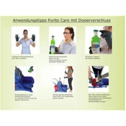 Lorito Purito CARE Hochleistungswischpflege Wischpflege PU-Reiniger Vinylpflege Bodenpflege 1 Liter -Sauber Lieferungen Geschäft 5f39b22c b0e9 4657 8612 b4a908da8754