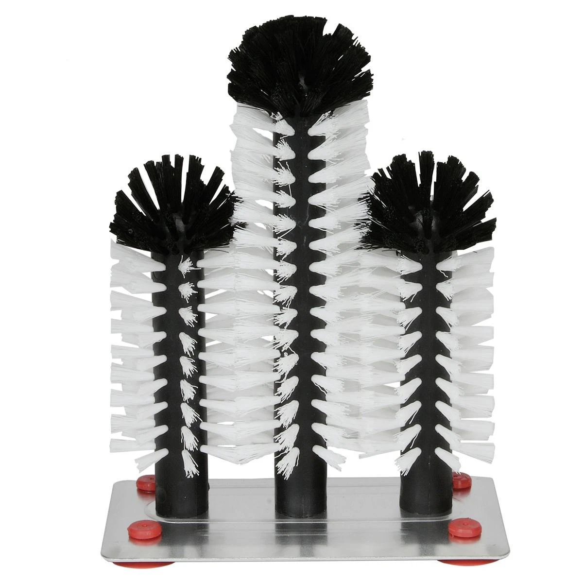 Delfin Gläserspülbürstengarnitur 4 X 18 Cm + 1 X 25 Cm Mit Metallbodenplatte 5 Delfin Gläserspülbürstengarnitur 4 X 18 Cm + 1 X 25 Cm Mit Metallbodenplatte – Bild 3