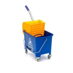 Wisch-Star Fahreimer Mini- Fahrwagen 2-Kammer Struktuleneimer Minifahrwagen