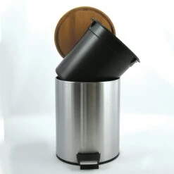 Spirella Kosmetikeimer 5 Liter Edelstahl Mit Absenkautomatik Und Inneneimer "Adonis" Badezimmer Mülleimer Softclose Abfalleimer Silber -Sauber Lieferungen Geschäft 635c67f0 f3d4 433f a60d 50f26c2973d2